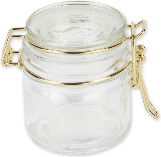 Actual product image Artifete Golden glass jar (100ml) (0.10 l)