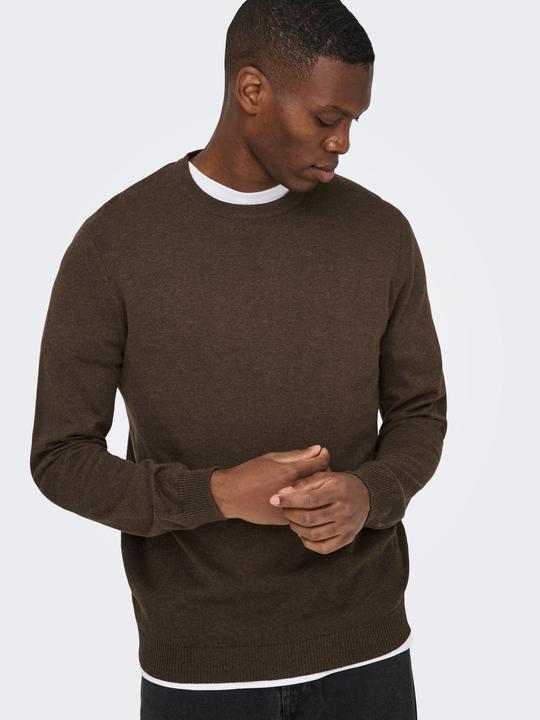 Immagine prodotto Only & Sons Onsloui Reg 12 Mel Crew Knit Noos (L)