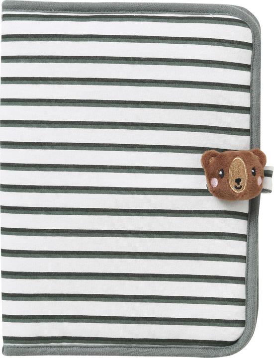 weiss gestreift bär grüner wald