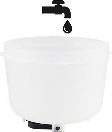 Actual product image River Systems Siphon drinker with handle and feet