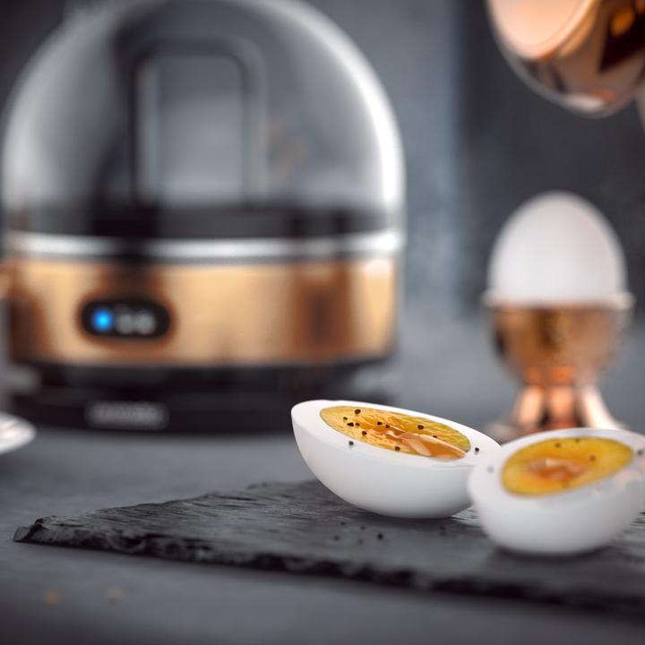 Image du produit Arendo Set petit-déjeuner bouilloire en acier inoxydable 1.5l avec réglage de la température et chaudière