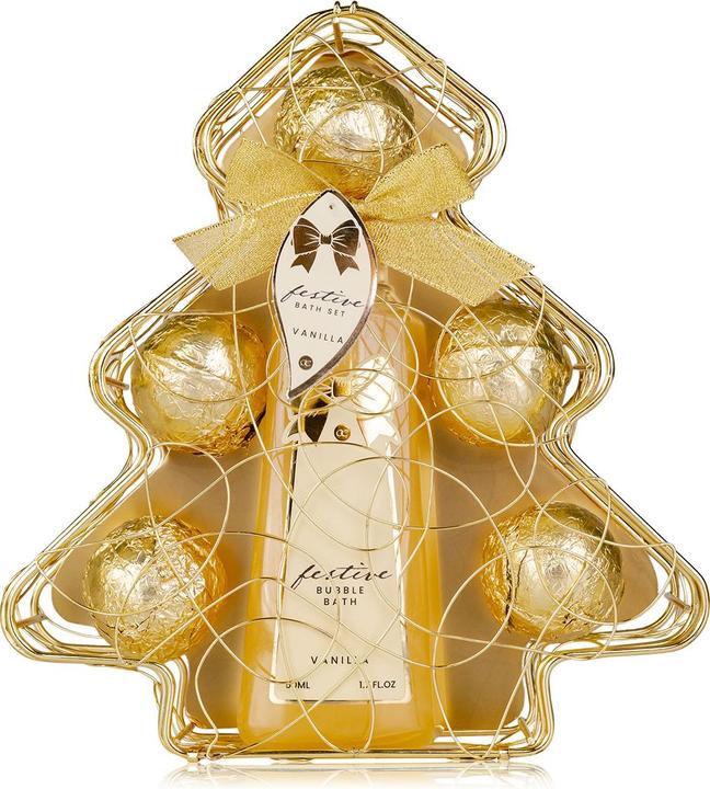 Immagine prodotto Accentra Set da bagno FESTIVE in cesto in filo metallico a (Set per la cura dei capelli)