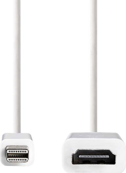 Image du produit Nedis Câble Mini DisplayPort DisplayPort 1.2 Mini DisplayPort mâle Sortie HDMIT 21.6 Gbps Vernic (0.20 m)