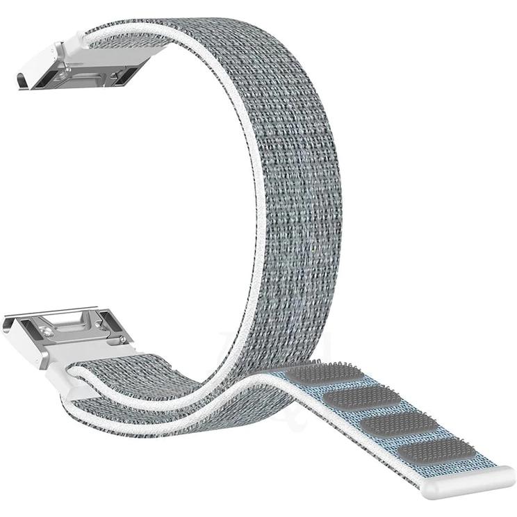 Thumbnail - Strap-it Armband (Nylon, fenix 5), Uhrenarmband, Grau