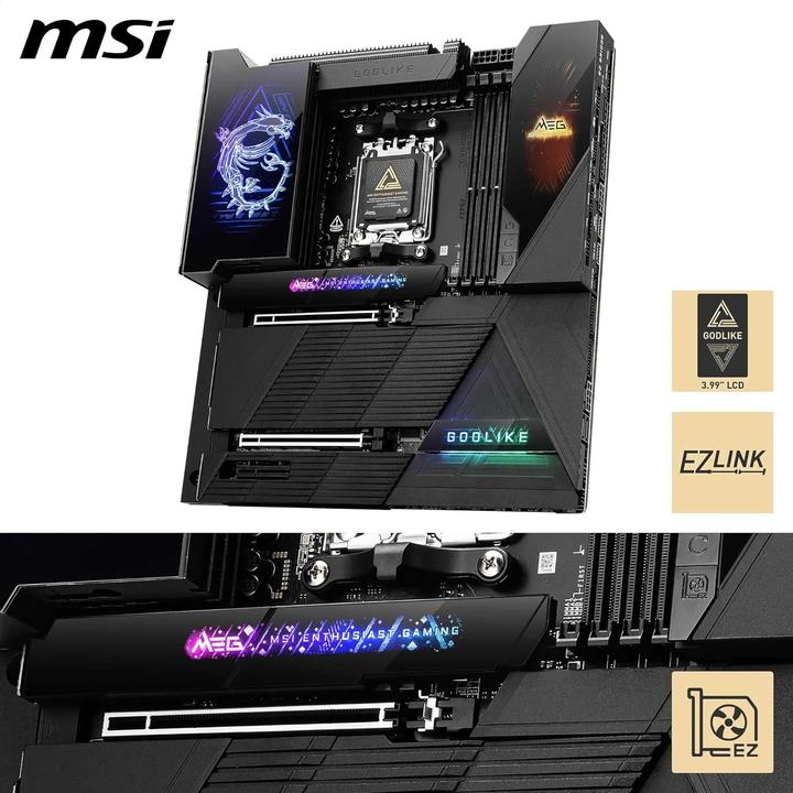 Productafbeelding MSI MEG X870E GODLIKE (AM5, AMD X870E, E-ATX)