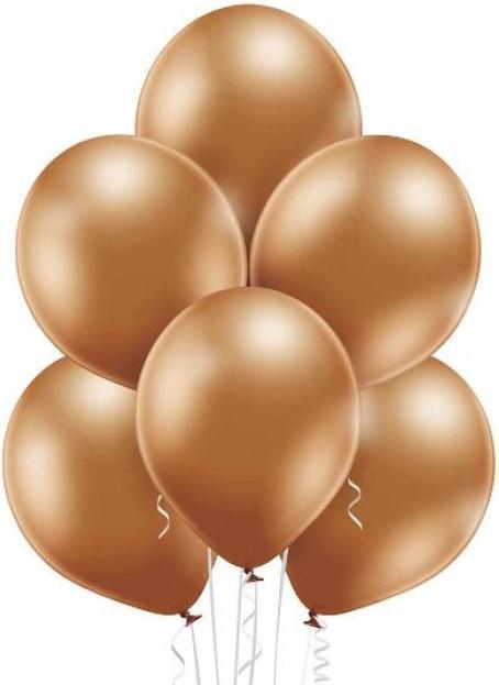 Actual product image Belbal Chrome-Ballons Copper/Kupfer 25 Stück 33cm in Öko-Qualität (25 x)