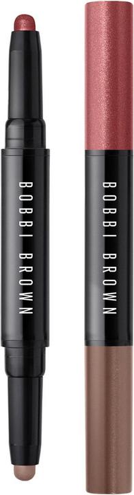 Actual product image Bobbi Brown BB Eye Shadow - Long-Wear Cream Shadow Stick Duos Bronze Pink/ Expresso (Bronze Pink, Espresso)