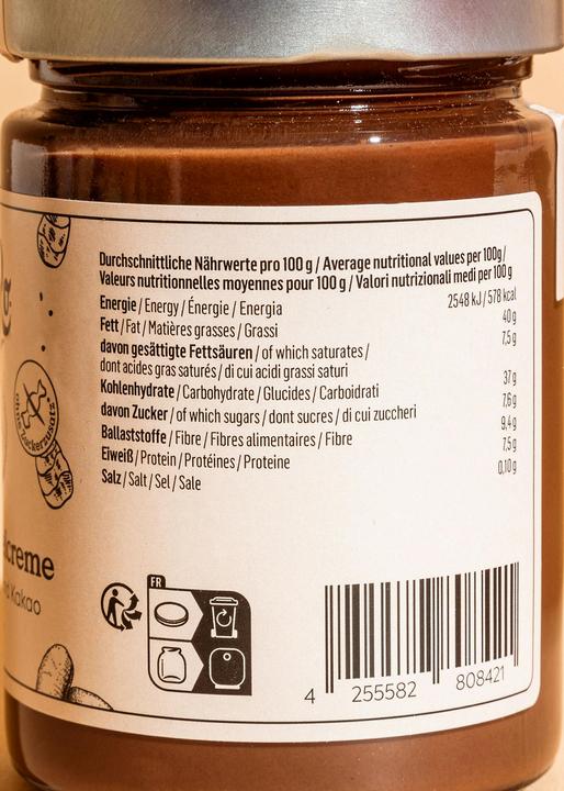 Image du produit KoRo Crème de noix de cajou et de souchet avec poudre de cacao (350 g)