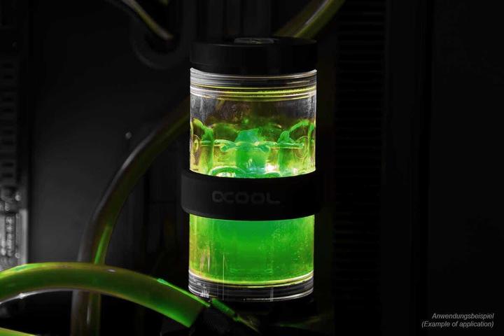 Actual product image Alphacool Ice Water Crystal Green UV (1000 ml, Ready-mix)