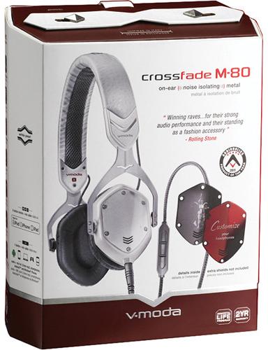 Actual product image V-Moda Crossfade M-80 Shadow, pearl (ANC, Cable)