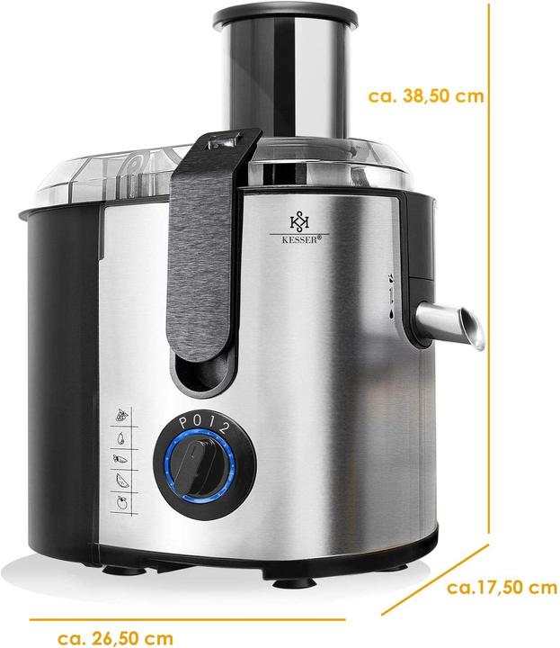 Immagine prodotto Kesser Spremiagrumi per frutta e verdura (argento/nero)