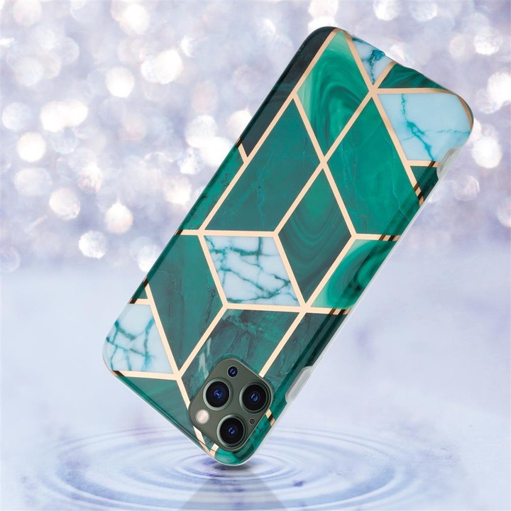 Produktbild Cadorabo IMD TPU Bunter Marmor Hülle (Apple iPhone 12 Pro Max)