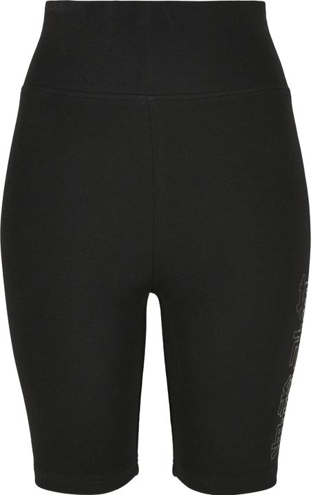 Immagine prodotto Urban Classics Pantaloncini da ciclista con marchio a vita alta da donna (S)