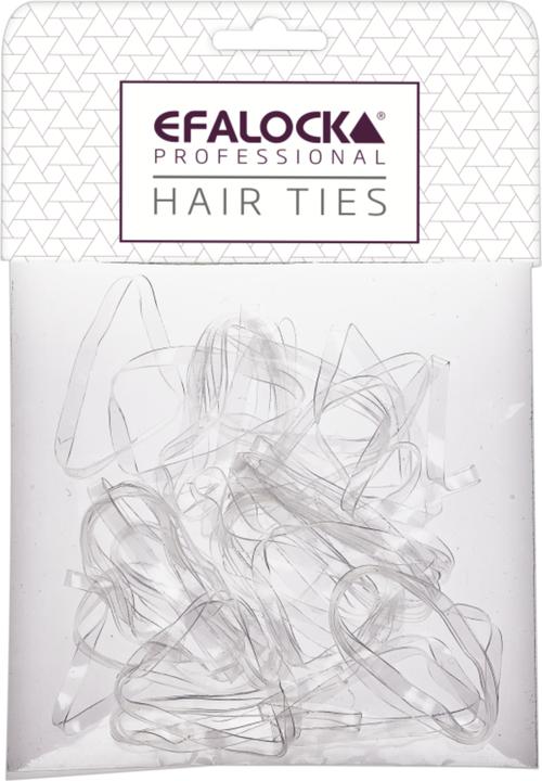 Produktbild Efalock Rasta hair elastic thick/large transp.100pcs (Haargummi)