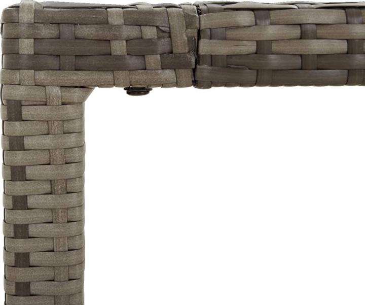 Produktbild vidaXL Gartentisch mit Glasplatte (150 x 90 x 75 cm)