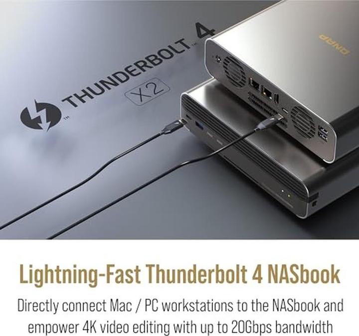 Produktbild QNAP 5-bay All-Flash NASbook Core i5-1340PE (5 x 16 TB)