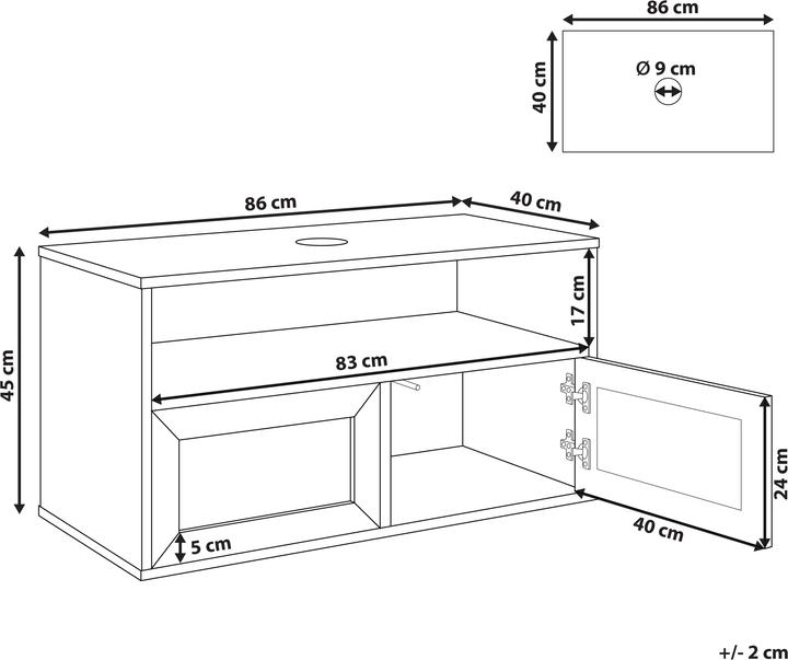 Actual product image Beliani Rosell