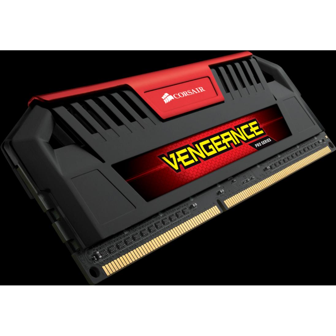 Thumbnail - Corsair Vengeance Pro (2 x 8GB, 1600 MHz, DDR3-RAM, DIMM), RAM, Schwarz, Rot