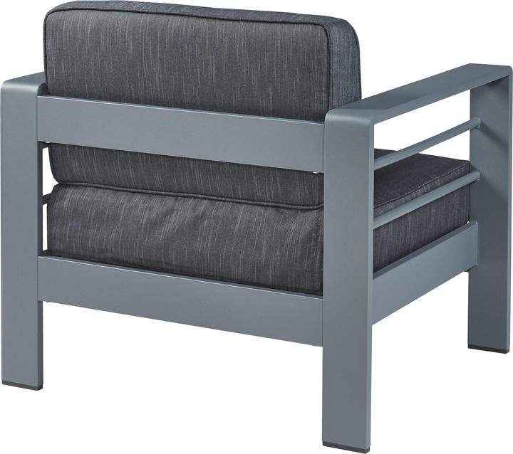 Actual product image Casa.Pro Outdoor armchair set with table Avise 3-piece aluminium