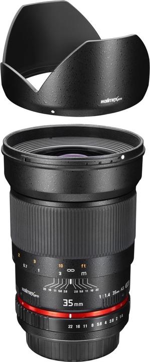 Actual product image Walimex pro 35mm f/1.4 Nikon F (Nikon F, full size, APS-C / DX)