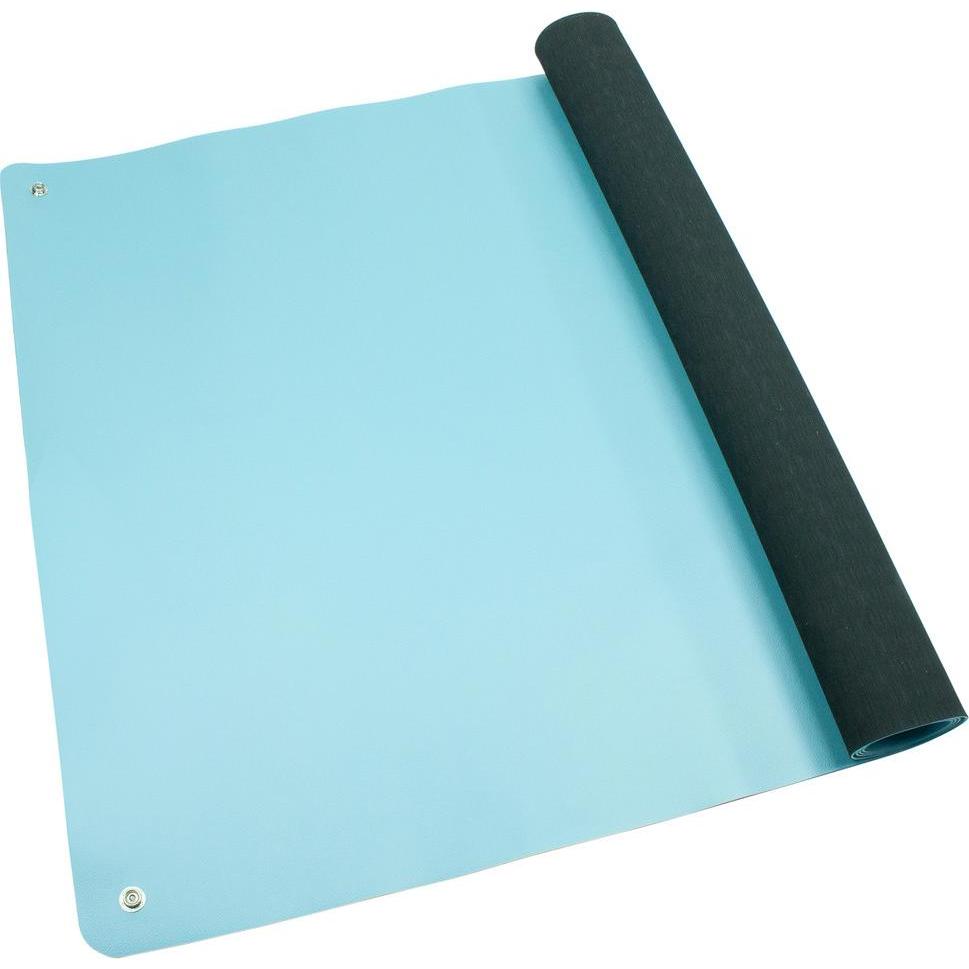 Wetec, Zubehör Arbeitsschutz, Tischbelag, ESD, 610 x 1.220 mm, hellblau, gerundete Ecken, 2 x 10 mm DK (Statikschutz)
