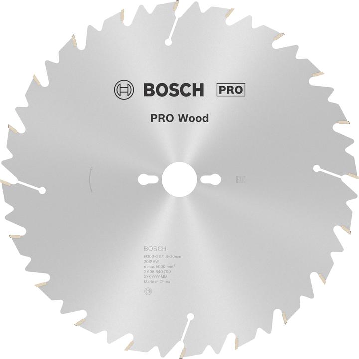 Produktbild Bosch Professional Zubehör PRO Wood Kreissägeblatt, 300 x 2.8 x 30 mm