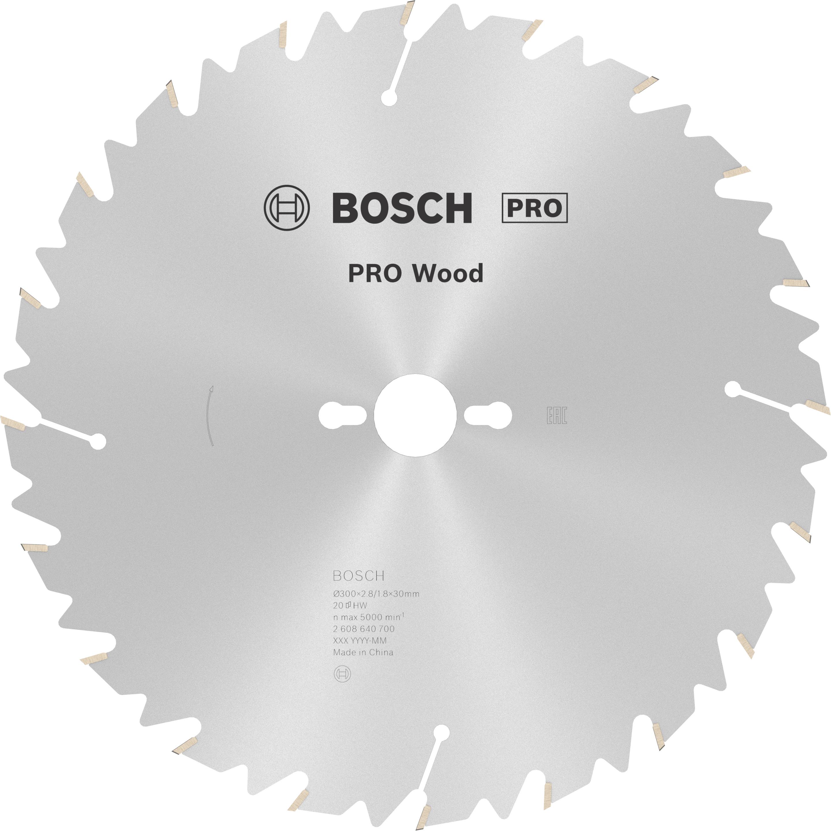 Thumbnail - Bosch Professional Zubehör, Sägeblatt, PRO Wood Kreissägeblatt, 300 x 2.8 x 30 mm