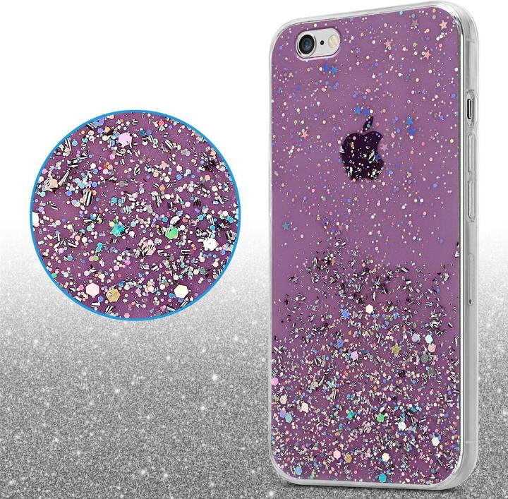 Actual product image Cadorabo TPU cover sparkling glitter (Apple iPhone 6)