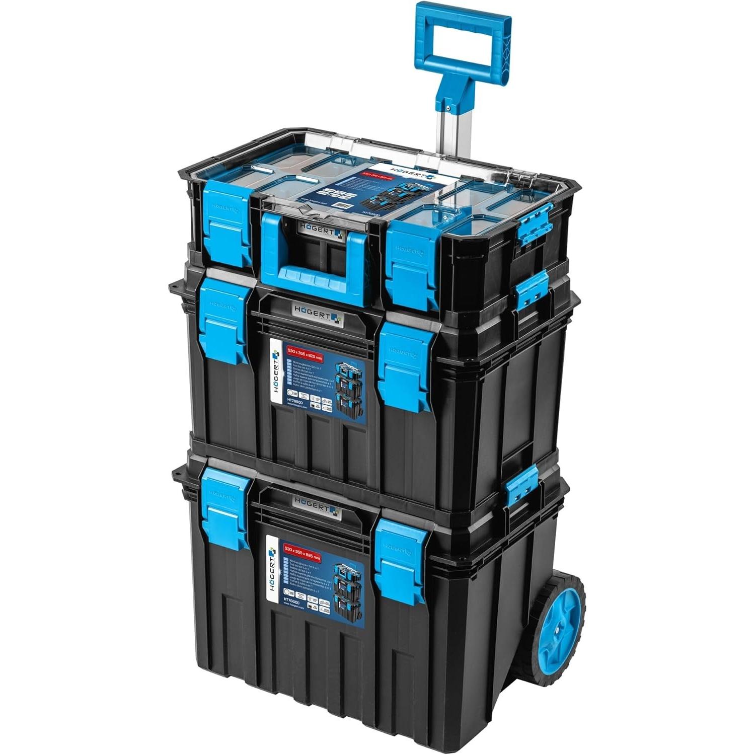 Högert, Cassetta degli attrezzi, Hogert Skrzynka Zestaw 4w1 (4 pezzi)