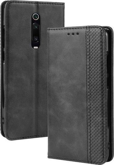 Produktbild MU Style Vintage Style Leder Bookcover Hülle (Xiaomi Mi 9T Pro)