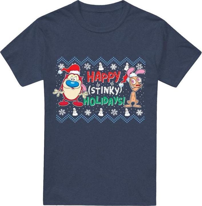 Produktbild Ren & Stimpy Happy Stinky Holidays TShirt (M)