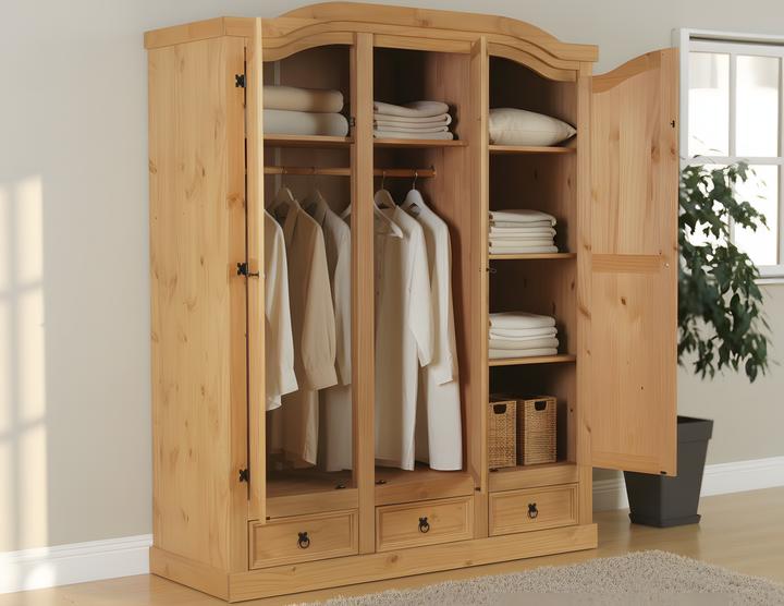 Produktbild Ebuy24 Kleiderschrank New Mexico (157 x 57 x 193 cm)
