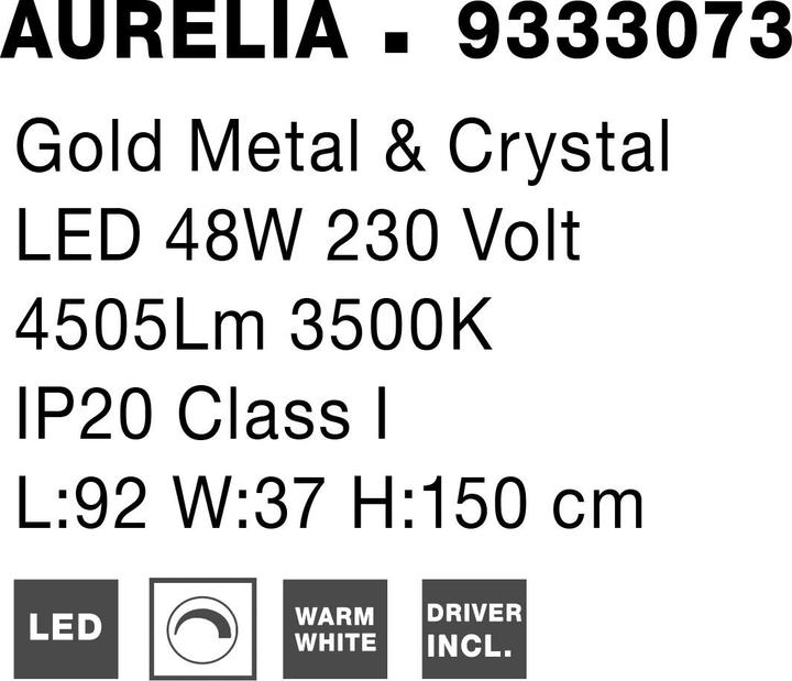 Actual product image Nova Luce Aurelia (4505 lm)