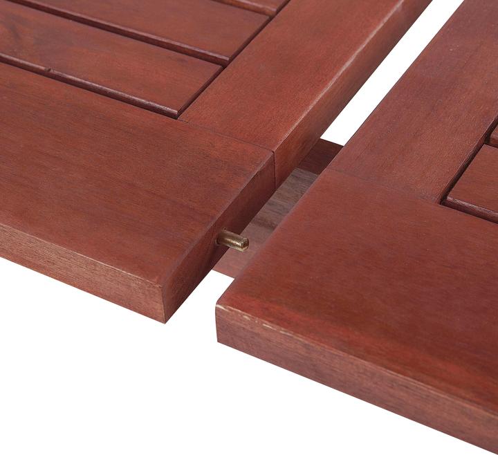 Immagine prodotto Beliani Tavolo da giardino in legno di acacia 160 / 220 x 90 cm rettangolare allungabile TOSCANA (90 cm)