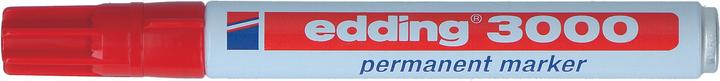 Actual product image Edding Permanent marker 3000 (Red, 3 mm, 10 x)