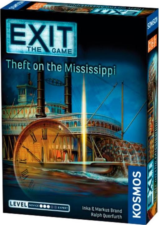 Thames & Kosmos EXIT: Diefstal op de Mississippi Bordspel Strategie (Engels, 1 - 4 Spelers)