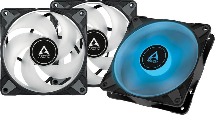 Actual product image Arctic P12 PWM PST RGB 0dB value pack without controller (120 mm, 3x)