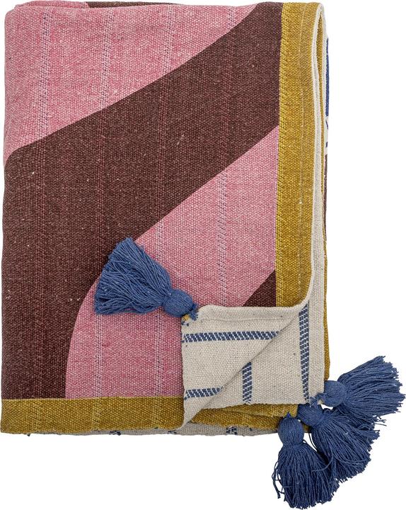 Bloomingville - Remy Throw - Multi - Recycled Cotton (160 x 130 cm)