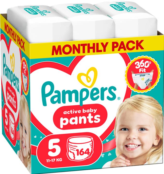 Image du produit Pampers Pants Size 5 1x164 (Taille 5, 164 pcs)