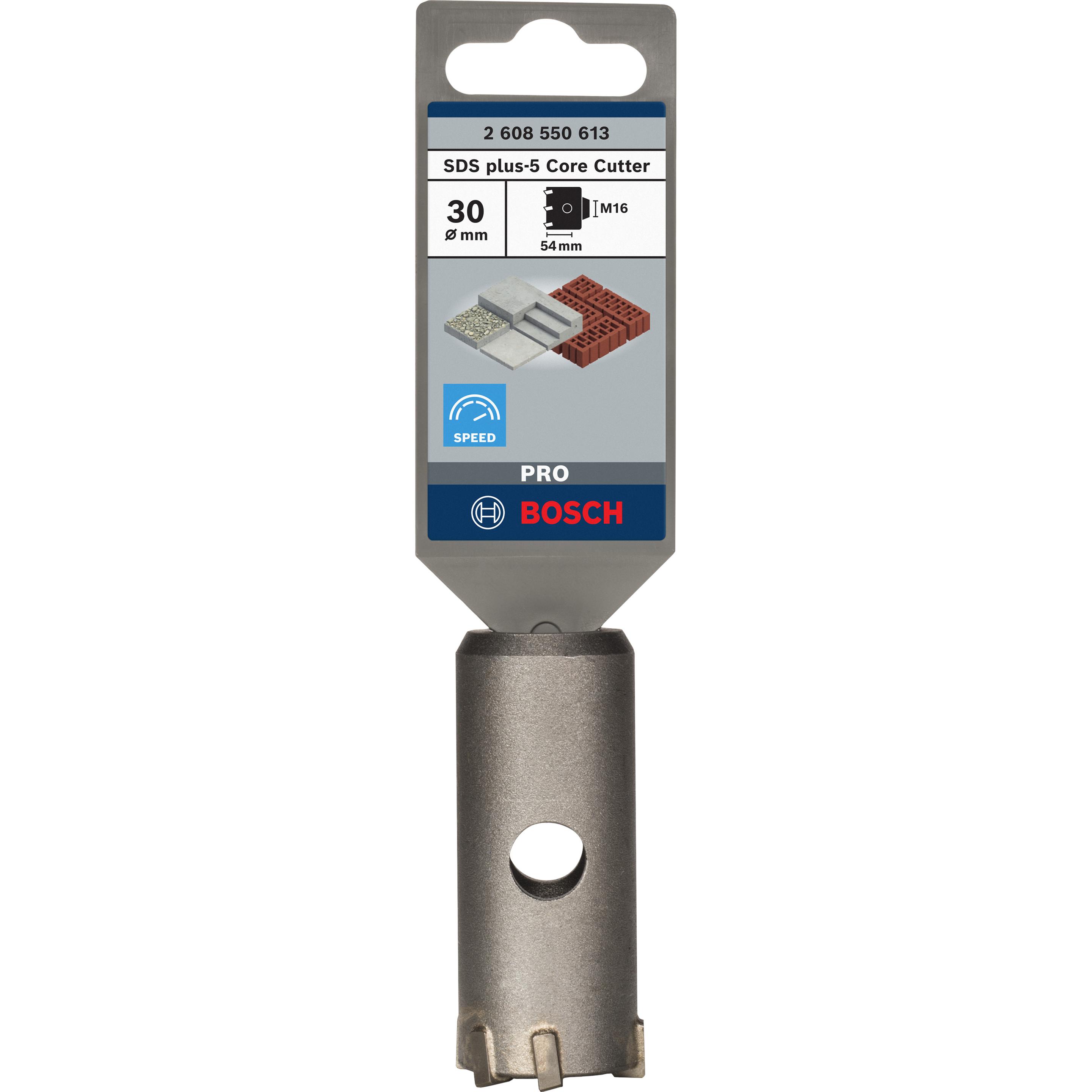 Bosch Professional Zubehör, Bohrereinsatz, PRO SDS plus-5 Core Cutter, 30 x 50 x 72 mm (30 mm)