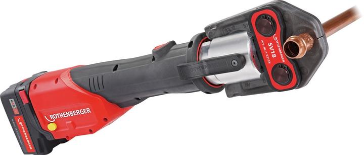 Produktbild Rothenberger ROMAX 4000 Akku Pressmaschine 18 V Li-Ion elektrohydraulisch Solo im Transportkoffer (