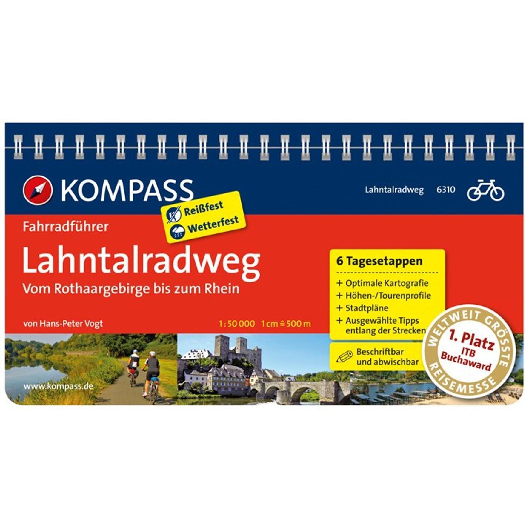 Lahntalradweg, Vom Rothaargebirge bis zum Rhein 50000, Landkarte
