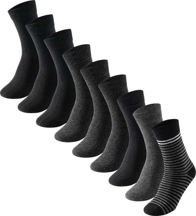 Actual product image Schiesser 9 Pack Men's Socks (pack of 9, 39, 42)