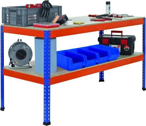 Actual product image Schulte Lagertechnik Work table Z1 (92.60 cm, 184.10 cm)