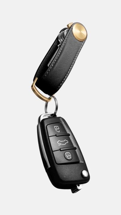 Actual product image Orbitkey Key Organiser Pro Leather liquorice