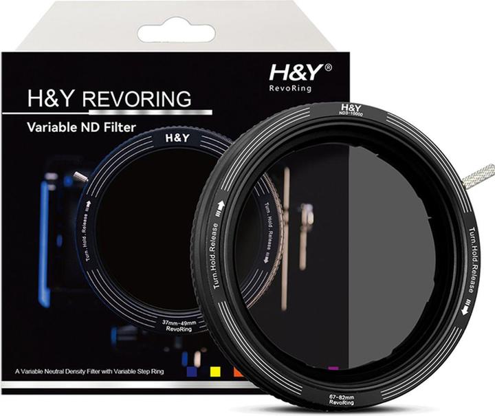 Produktbild H&Y RevoRing Variable ND ND3-1000 Filter 67-82mm (HY-RN-82) (82 mm, ND- / Graufilter, 82 mm)
