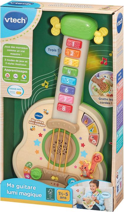 Produktbild VTech Ma guitare lumi magique (jouet avec partie bois FSC®) (Französisch)