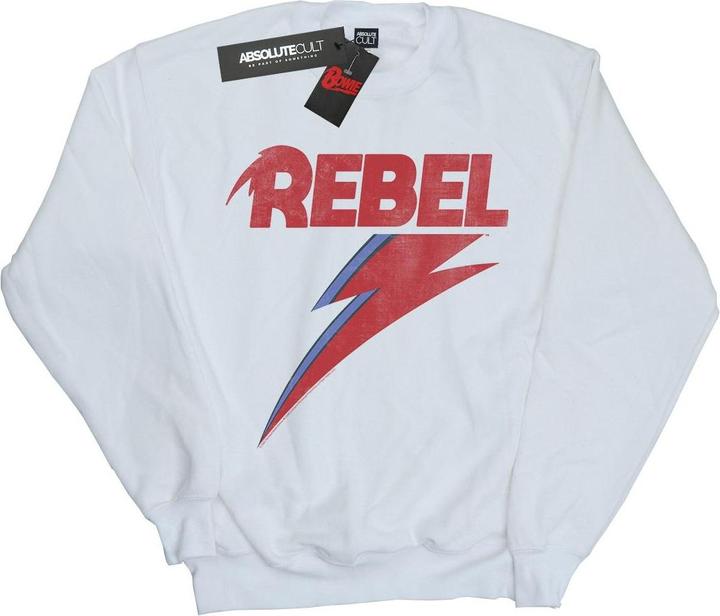 Immagine prodotto David Bowie Distressed Rebel Felpa Ragazzi (140, 146)