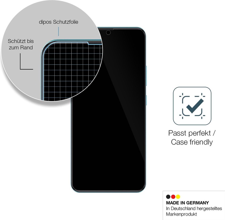 Actual product image Dipos Anti-Shock Screen Protector Clear (1 Piece, Cubot A1)
