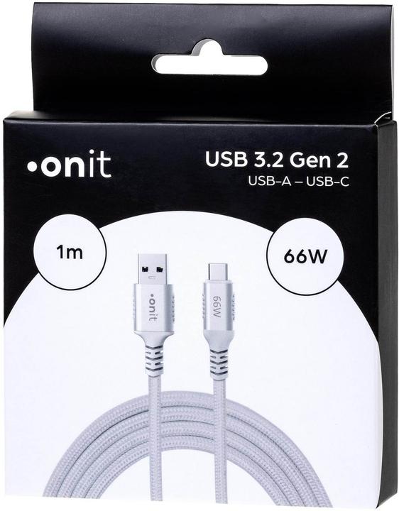 Image du produit Onit USB 3.1-Kabel USB A - USB C 1 (1 m, USB 3.1, 66 W)